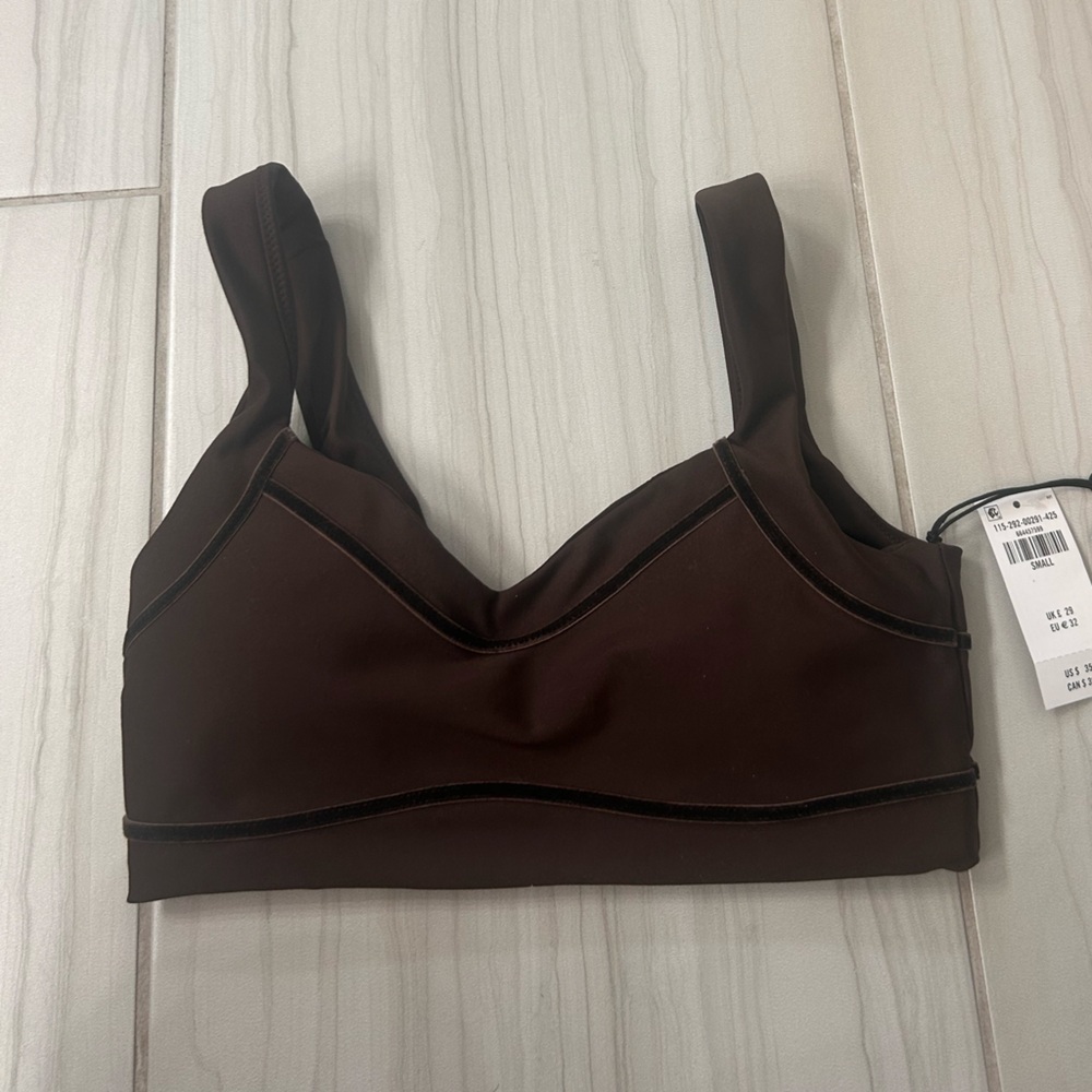 Abercrombie & Fitch Brown Sports Bra